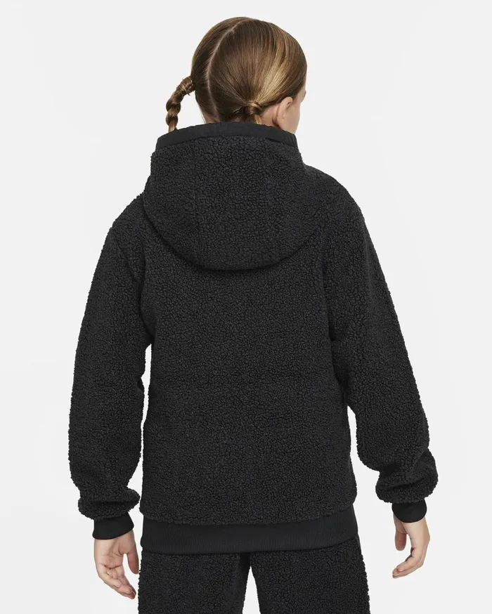 Hoodies And Sweatshirts Kids Nike Sportswear Club Fleece Blackblackwhite