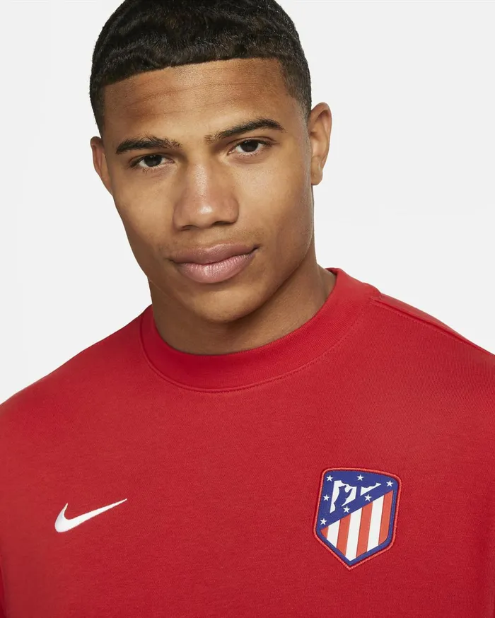 Hoodies And Sweatshirts Men Nike Atltico Madrid Sport Redwhite