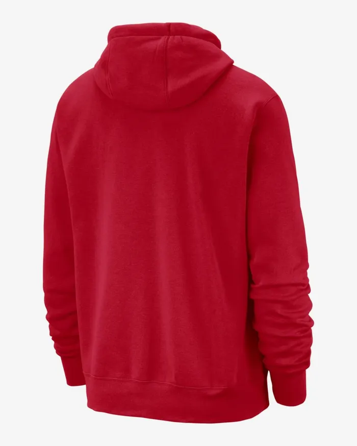 Hoodies And Sweatshirts Men Nike Chicago Bulls Club University Red