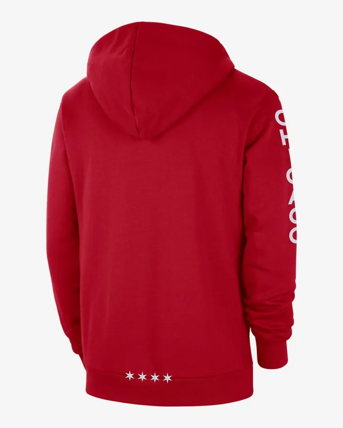 Hoodies And Sweatshirts Men Nike Chicago Bulls Standard Issue 202324 City Edition University Red