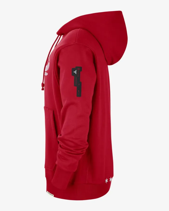 Hoodies And Sweatshirts Men Nike Chicago Bulls Standard Issue 202324 City Edition University Red