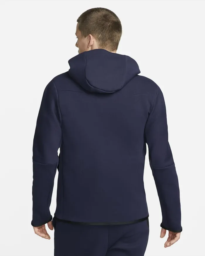 Hoodies And Sweatshirts Men Nike Paris SaintGermain Tech Fleece Windrunner Blackened Bluegold Suede