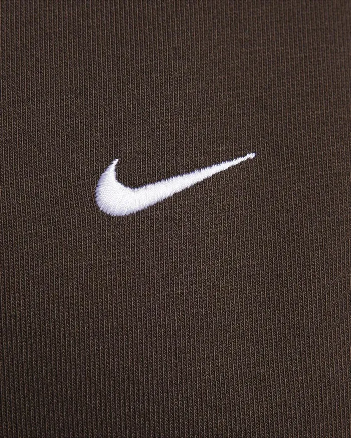 Hoodies And Sweatshirts Men Nike Solo Swoosh Baroque Brownwhite