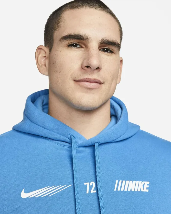 Hoodies And Sweatshirts Men Nike Sportswear Standard Issue Light Photo Blue