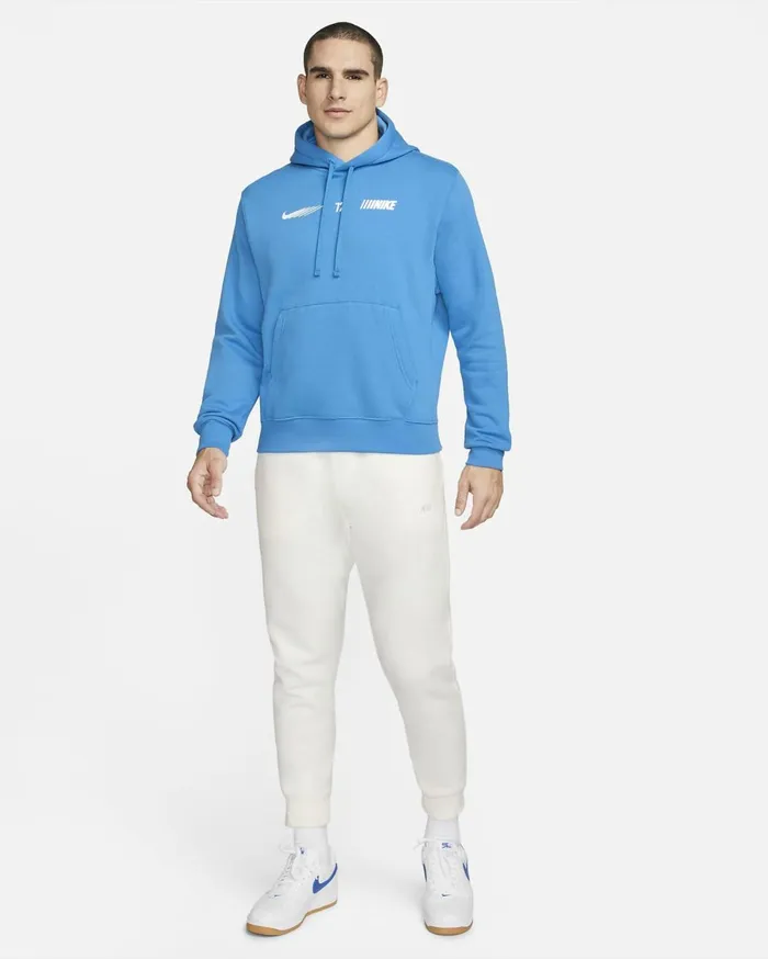 Hoodies And Sweatshirts Men Nike Sportswear Standard Issue Light Photo Blue
