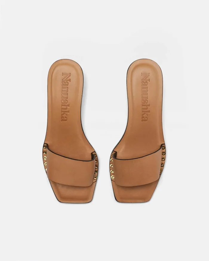 Ibiron Natural Tan Women Nanushka Shoes Ibiron Natural Tan Women Nanushka Shoes