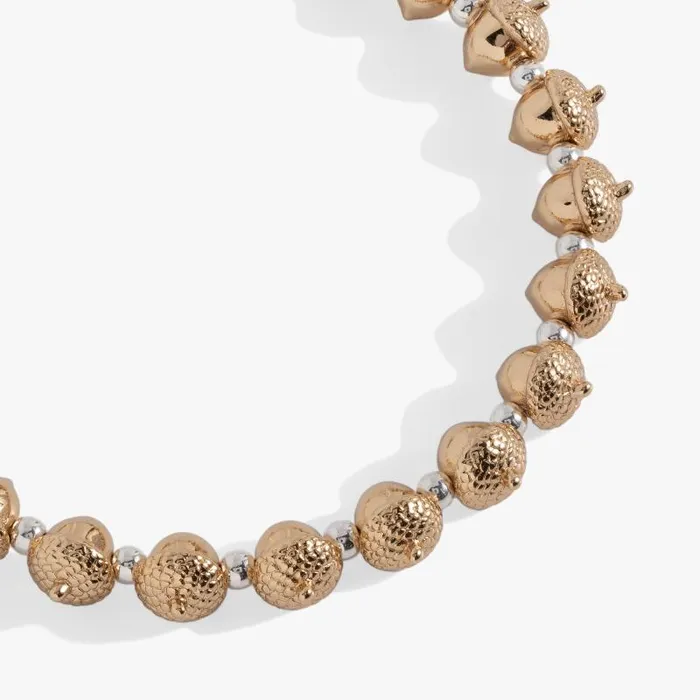 Iconic Women Alex And Ani Acorn Beaded Bangle Two Tone
