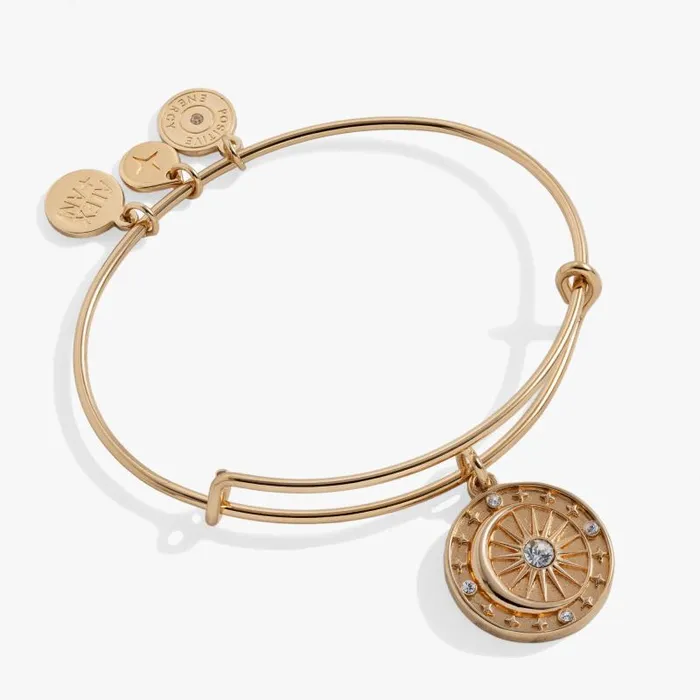 Iconic Women Alex And Ani Cosmic Balance Charm Bangle Gold