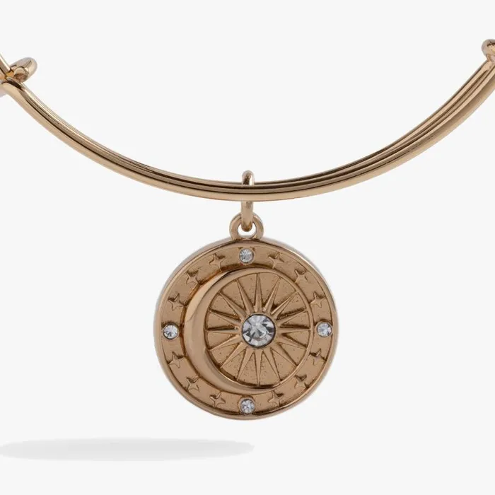 Iconic Women Alex And Ani Cosmic Balance Charm Bangle Gold