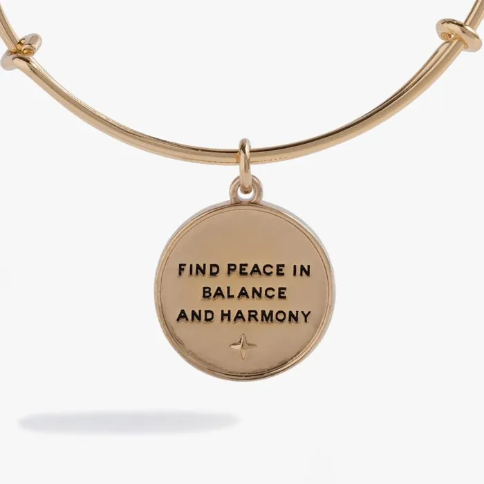 Iconic Women Alex And Ani Cosmic Balance Charm Bangle Gold