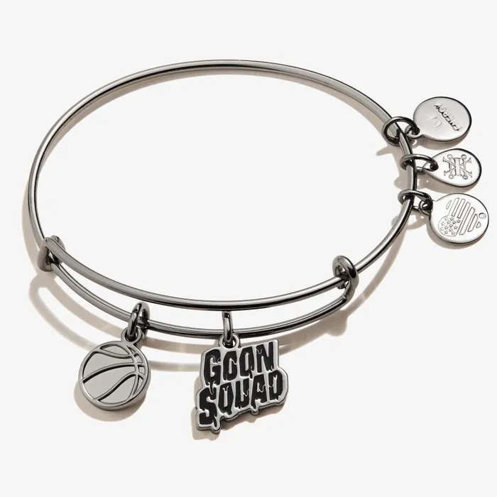 Iconic Women Alex And Ani Space Jam 039Goon Squad039 Duo Charm Bangle Midnight Silver Iconic Women Alex And Ani Space Jam 039Goon Squad039 Duo Charm Bangle Midnight Silver