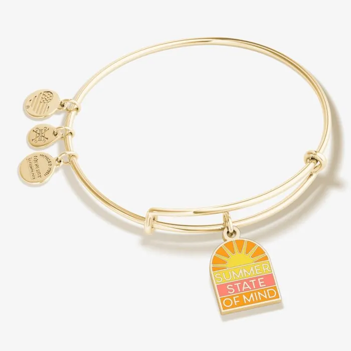Iconic Women Alex And Ani Summer State Of Mind039 Charm Bangle Gold