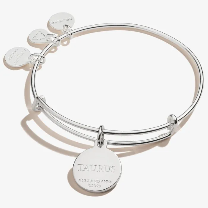 Iconic Women Alex And Ani Taurus Zodiac Charm Bangle Gold