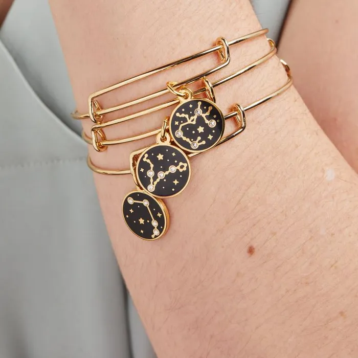 Iconic Women Alex And Ani Taurus Zodiac Charm Bangle Gold