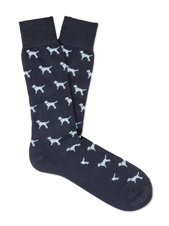 JMclaughlin Labrador Socks Navyblue Men Socks