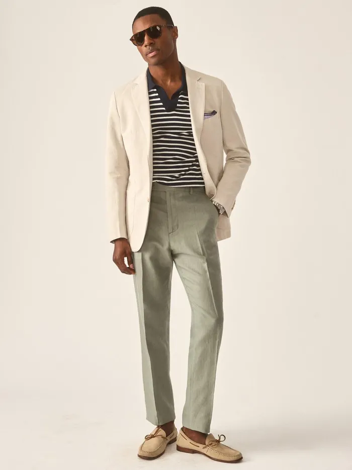 JMclaughlin Lisbon Sport Coat Stone Men Jackets and Outerwear
