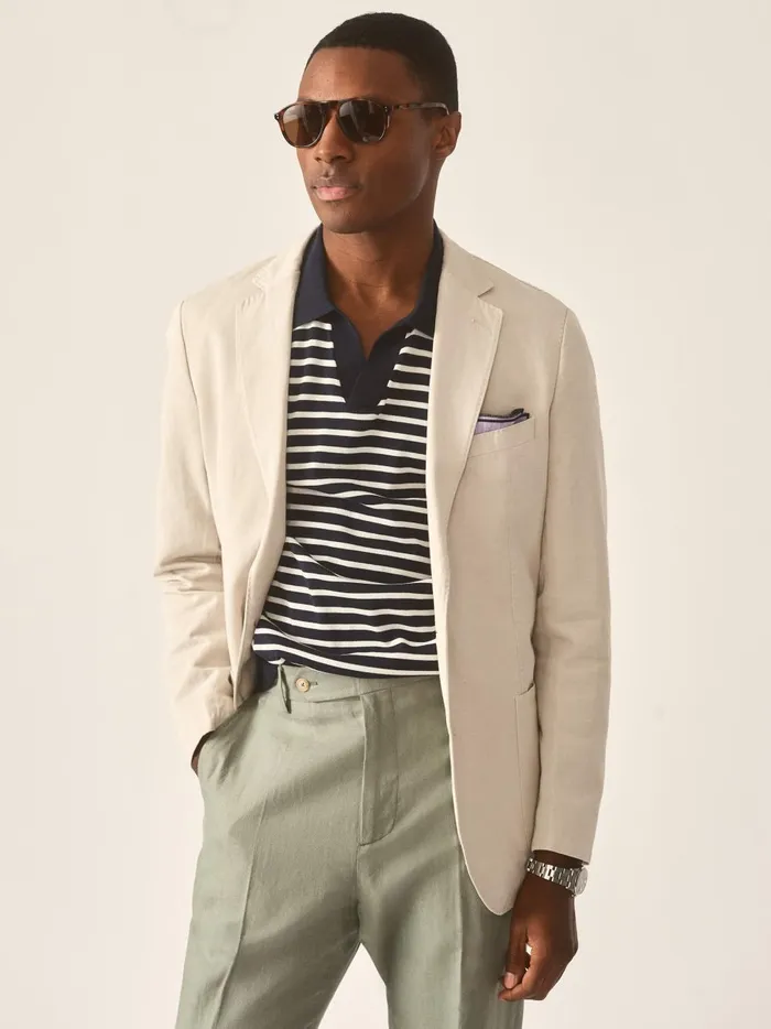 JMclaughlin Lisbon Sport Coat Stone Men Jackets and Outerwear