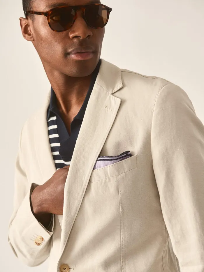 JMclaughlin Lisbon Sport Coat Stone Men Jackets and Outerwear