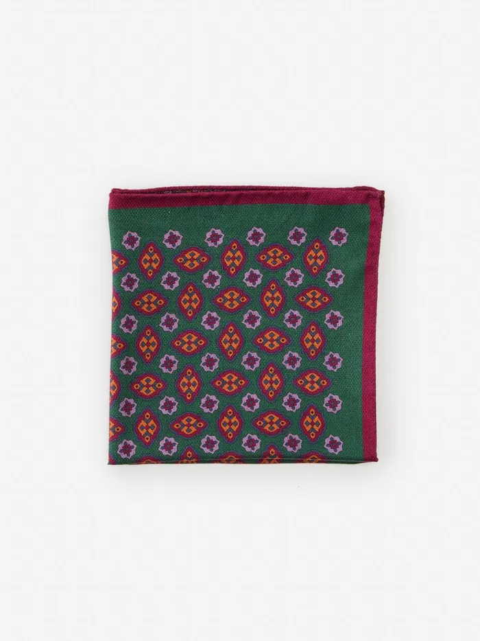 JMclaughlin Silk Pocket Square In Paisley Purplemulti Men Pocket Squares JMclaughlin Silk Pocket Square In Paisley Purplemulti Men Pocket Squares