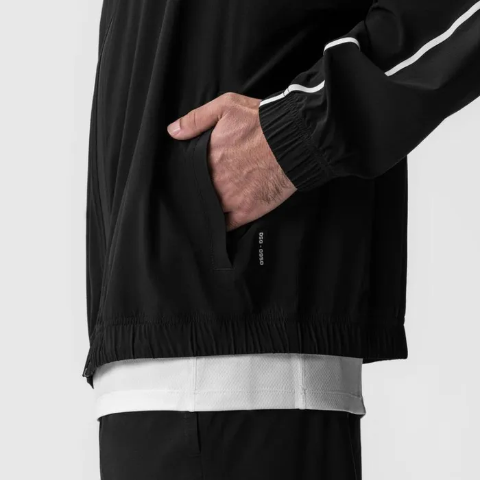 Jackets and Outerwear Men ASRV Aerotex Track Jacket Blackwhite