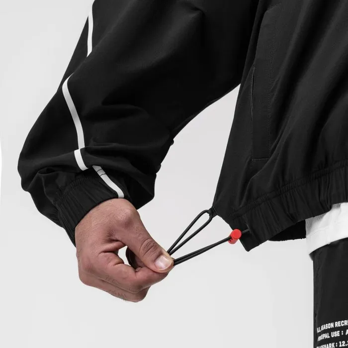 Jackets and Outerwear Men ASRV Aerotex Track Jacket Blackwhite