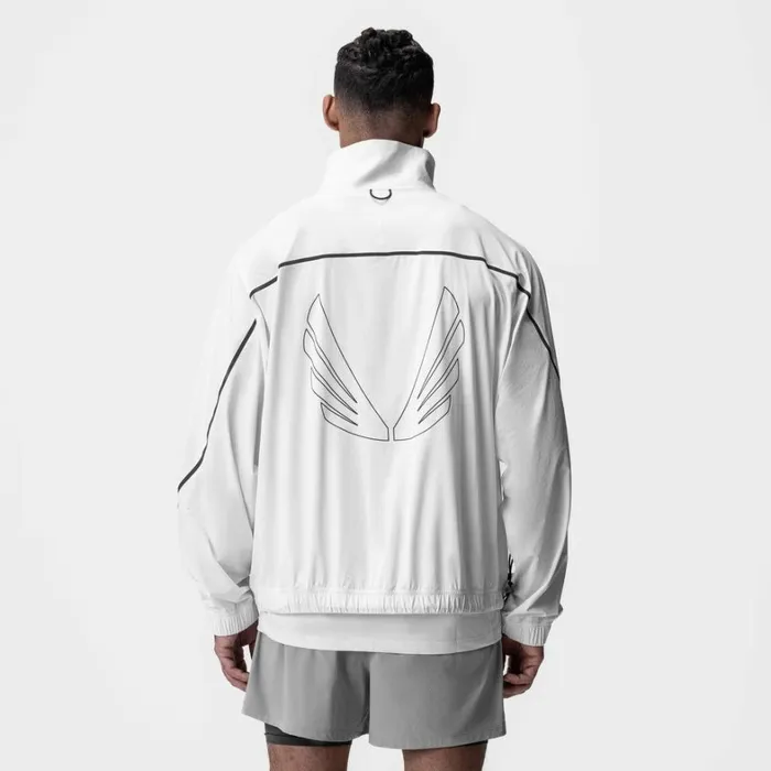 Jackets and Outerwear Men ASRV Aerotex Track Jacket Whiteblack