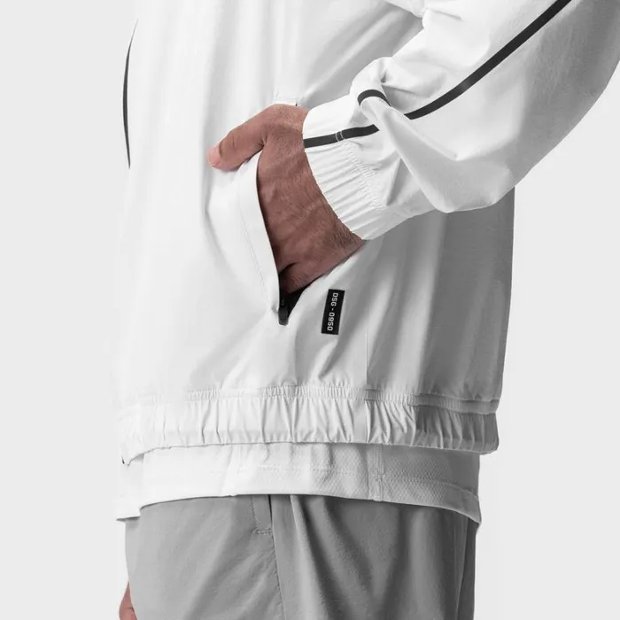Jackets and Outerwear Men ASRV Aerotex Track Jacket Whiteblack
