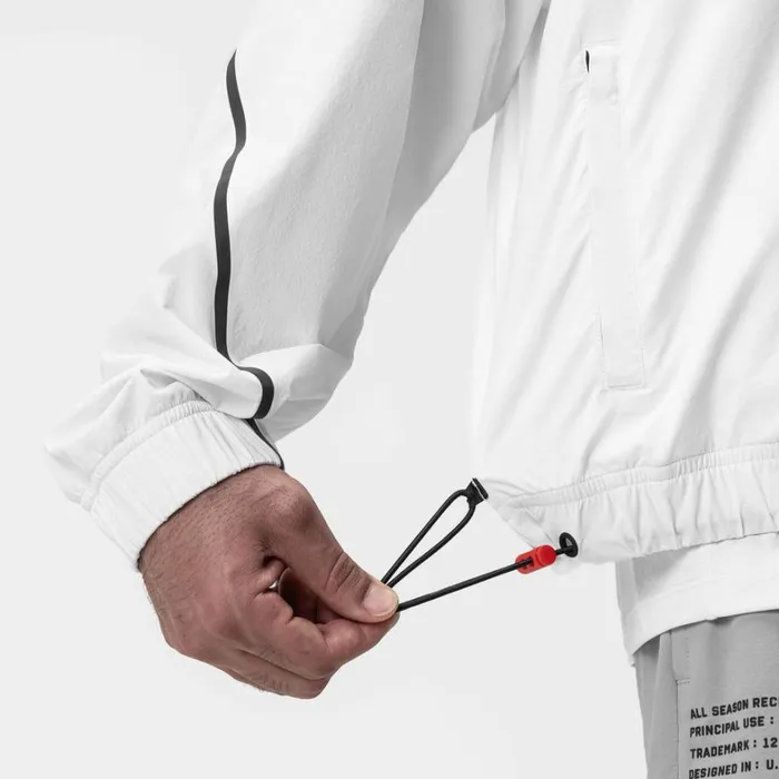 Jackets and Outerwear Men ASRV Aerotex Track Jacket Whiteblack