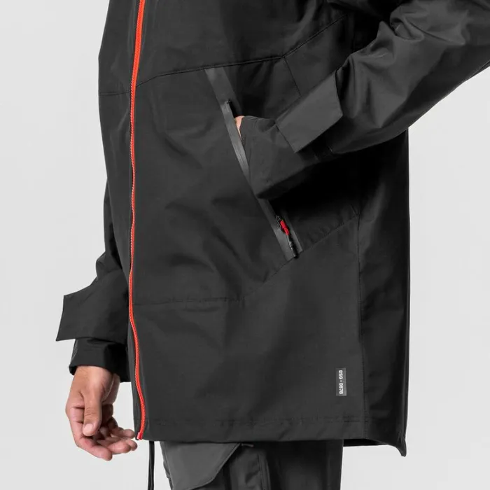 Jackets and Outerwear Men ASRV Hipora AQUAzip Tech Parka Black