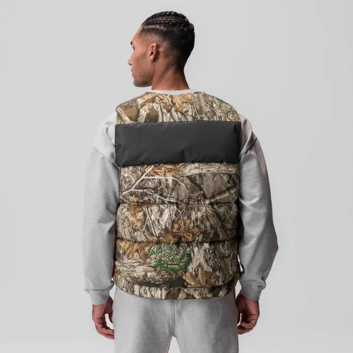 Jackets and Outerwear Men ASRV Ripstop Insulated Puffer Gilet Realtree Camo