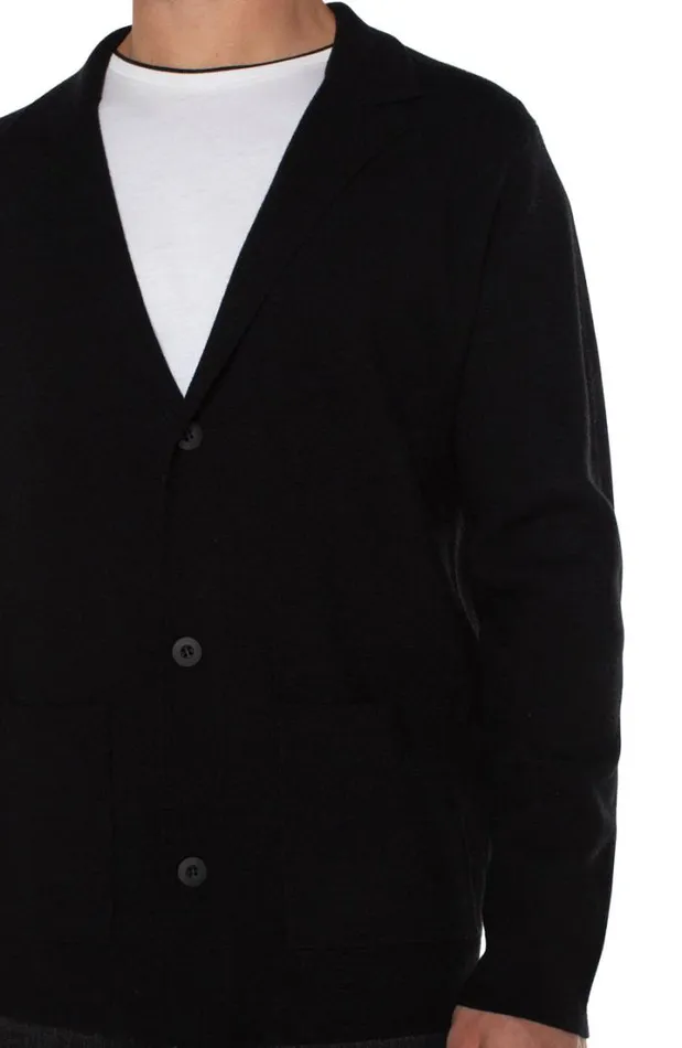 JACKETS Men Liverpool Los Angeles SWEATER BLAZER Black