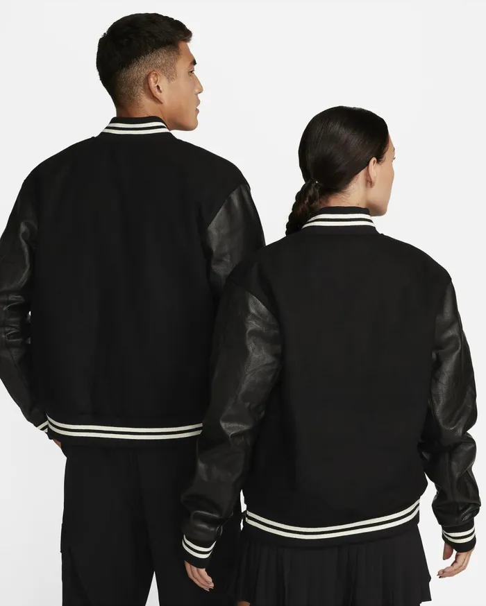 Jackets Men Nike Authentics Blackwhite