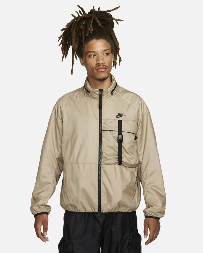 Jackets Men Nike Sportswear Tech Woven Khakiblack