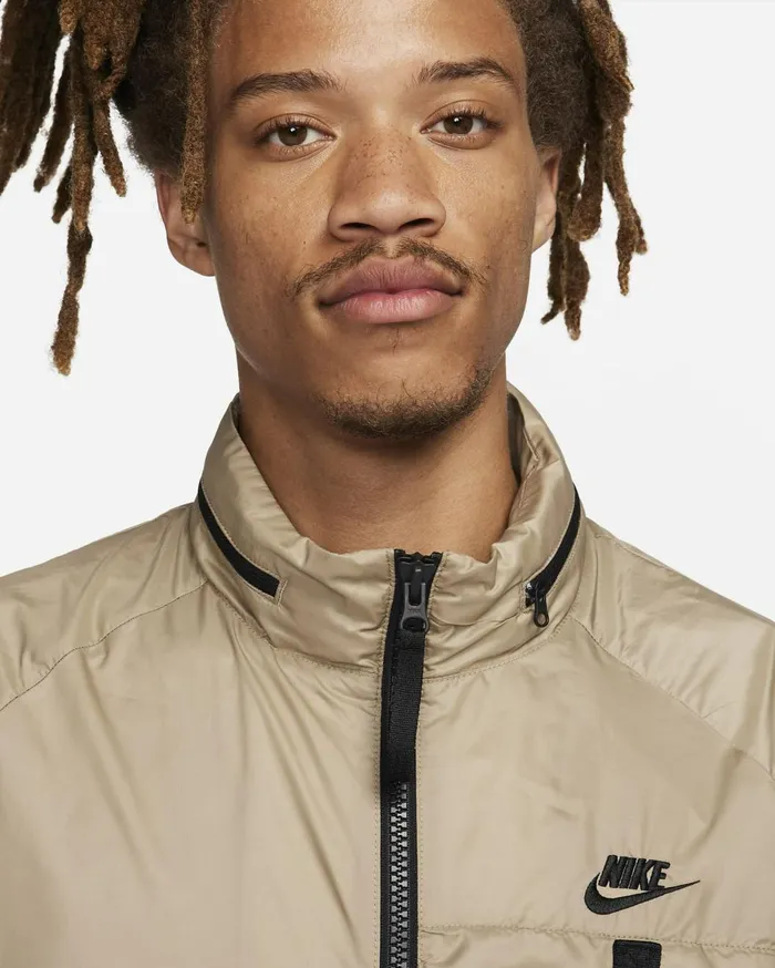 Jackets Men Nike Sportswear Tech Woven Khakiblack