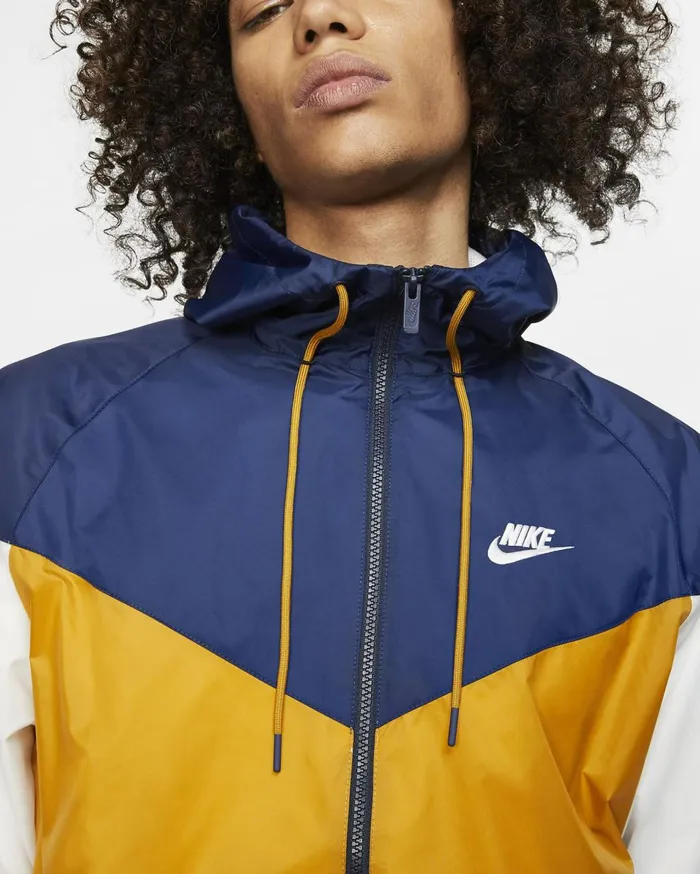 Jackets Men Nike Sportswear Windrunner Gold Suedemidnight Navysummit Whitewhite