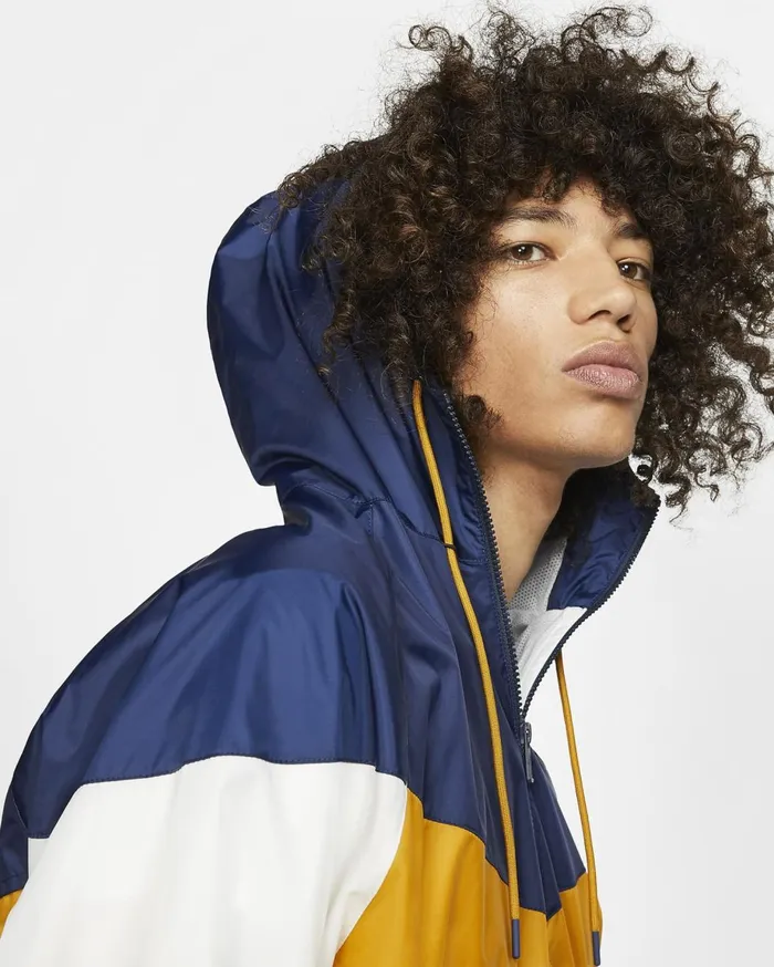Jackets Men Nike Sportswear Windrunner Gold Suedemidnight Navysummit Whitewhite