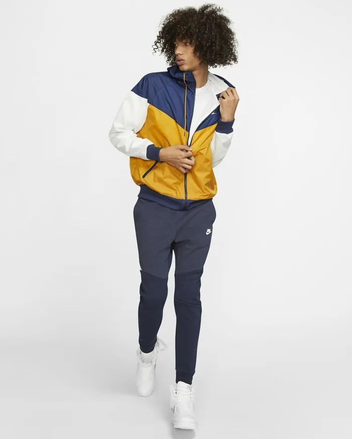 Jackets Men Nike Sportswear Windrunner Gold Suedemidnight Navysummit Whitewhite