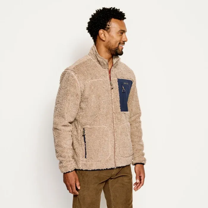 Jackets Men Orvis Mad River Sherpa Jacket Natural