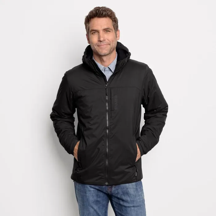 Jackets Men Orvis Mens PRO Insulated Hoodie Blackout