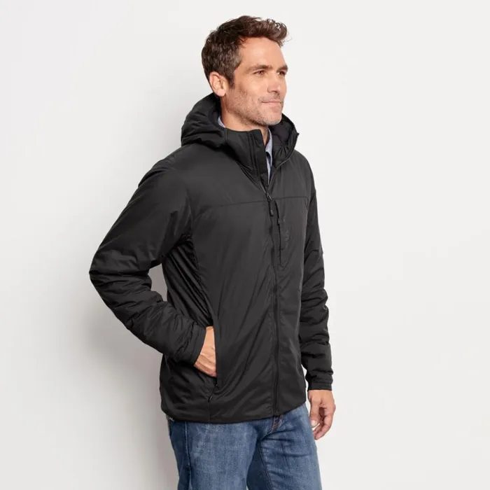 Jackets Men Orvis Mens PRO Insulated Hoodie Blackout