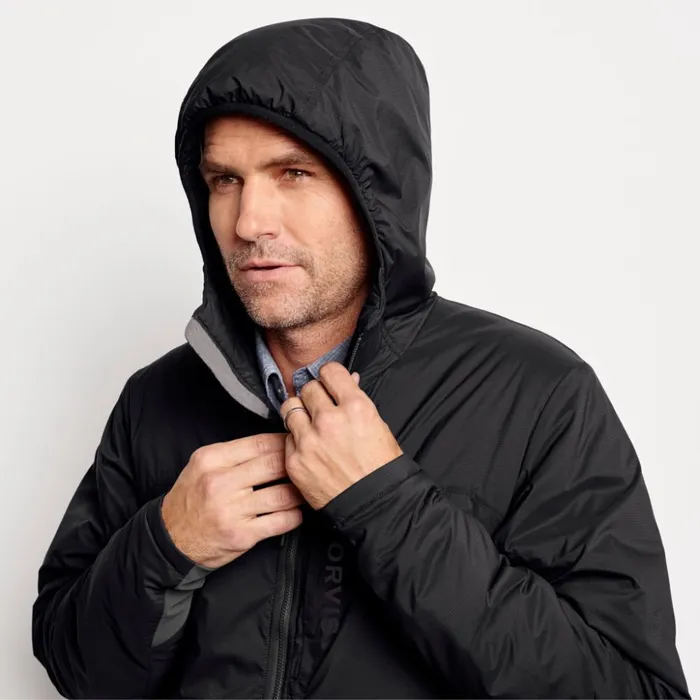 Jackets Men Orvis Mens PRO Insulated Hoodie Blackout