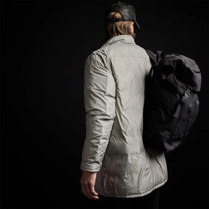 JacketsOuterwear Men James Perse Down Filled Trench Concrete