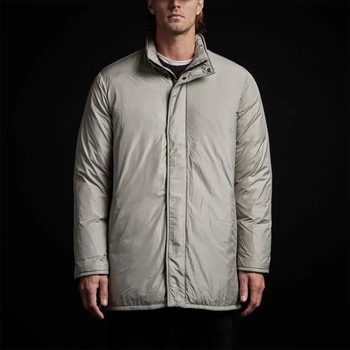 JacketsOuterwear Men James Perse Down Filled Trench Concrete