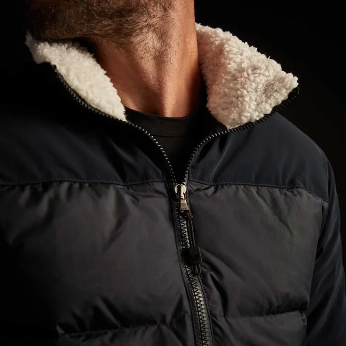 JacketsOuterwear Men James Perse Mixed Media Down Jacket Navy