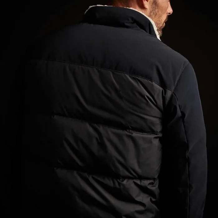 JacketsOuterwear Men James Perse Mixed Media Down Jacket Navy
