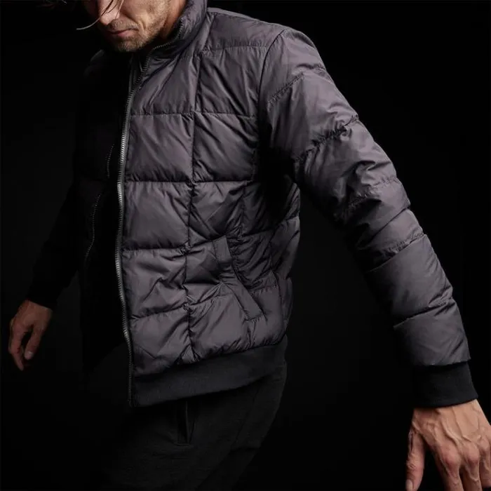 JacketsOuterwear Men James Perse YOSEMITE Lightweight Down Zip Front Jacket Black