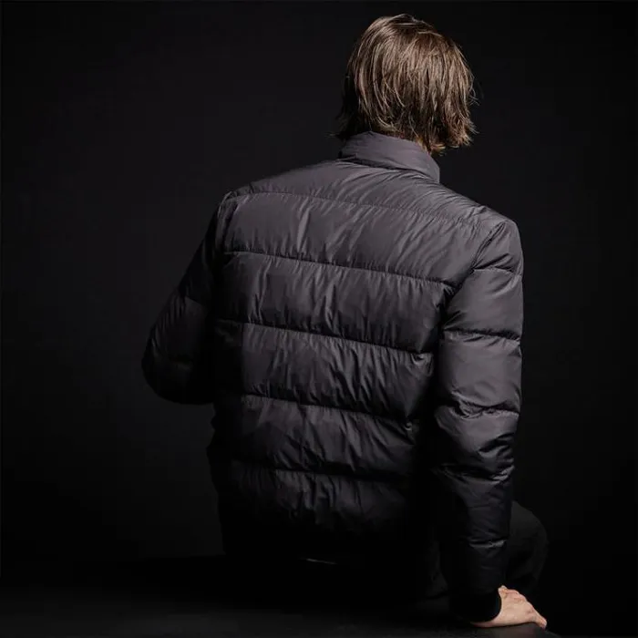 JacketsOuterwear Men James Perse YOSEMITE Lightweight Down Zip Front Jacket Black