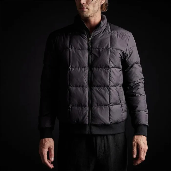 JacketsOuterwear Men James Perse YOSEMITE Lightweight Down Zip Front Jacket Black
