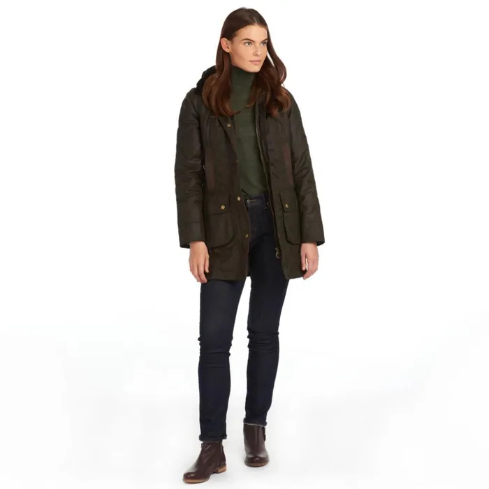 Jackets Women Orvis Barbour Bower Wax Jacket Olive 8211 Orvis Exclusive