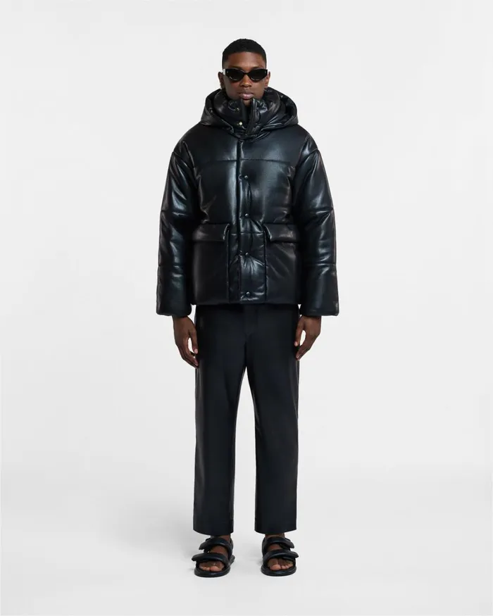 Jain Black Men Nanushka Pants Jain Black Men Nanushka Pants